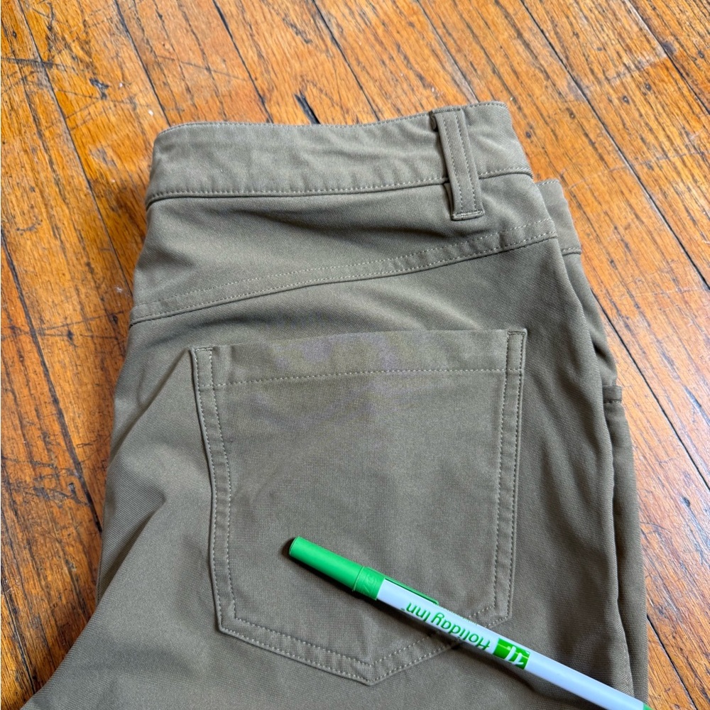 Lululemon ABC Pant Men’s 30x28 Slim Fit 5 Pocket Warpstreme Khaki Tan - Picture 5 of 10
